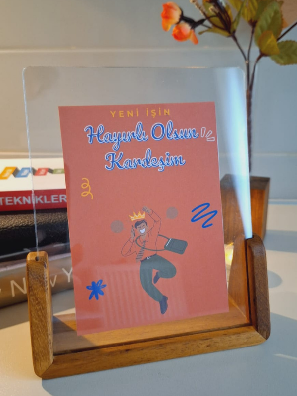 Holz-Plexiglasrahmen