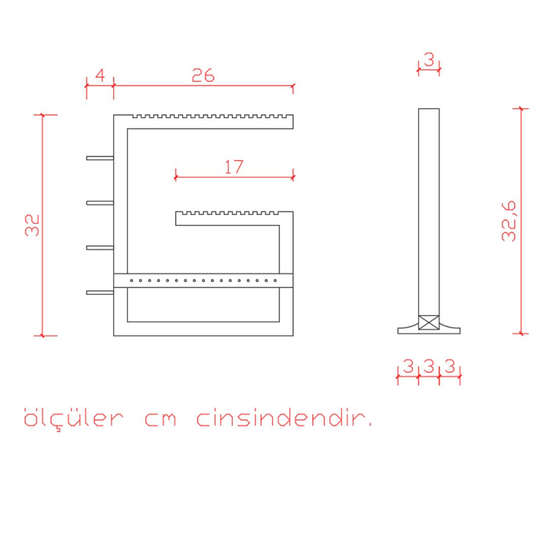 AHŞAP YÜZÜK,KOLYE, BİLEKLİK STANDI / TAKI ORGANİZERİ