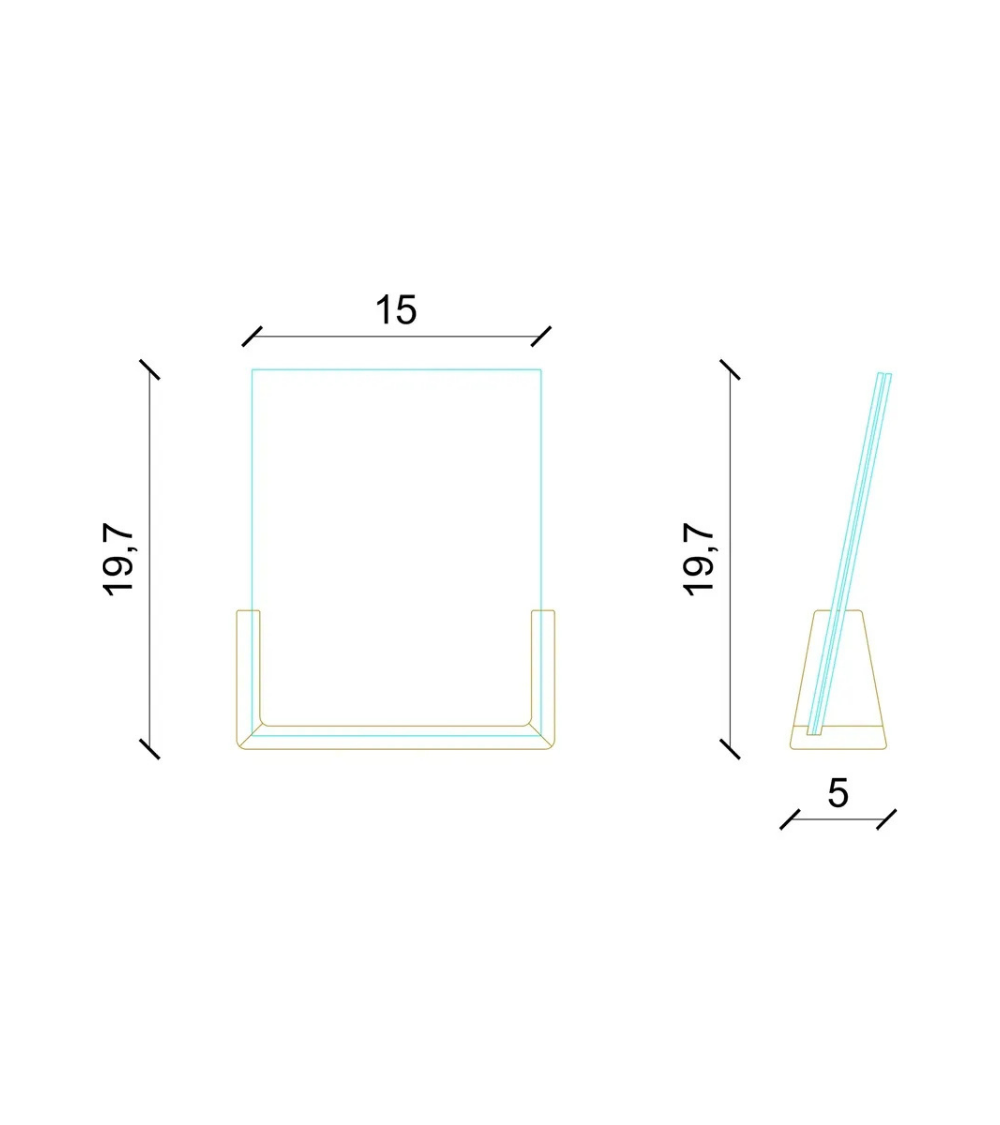 Holz-Plexiglasrahmen
