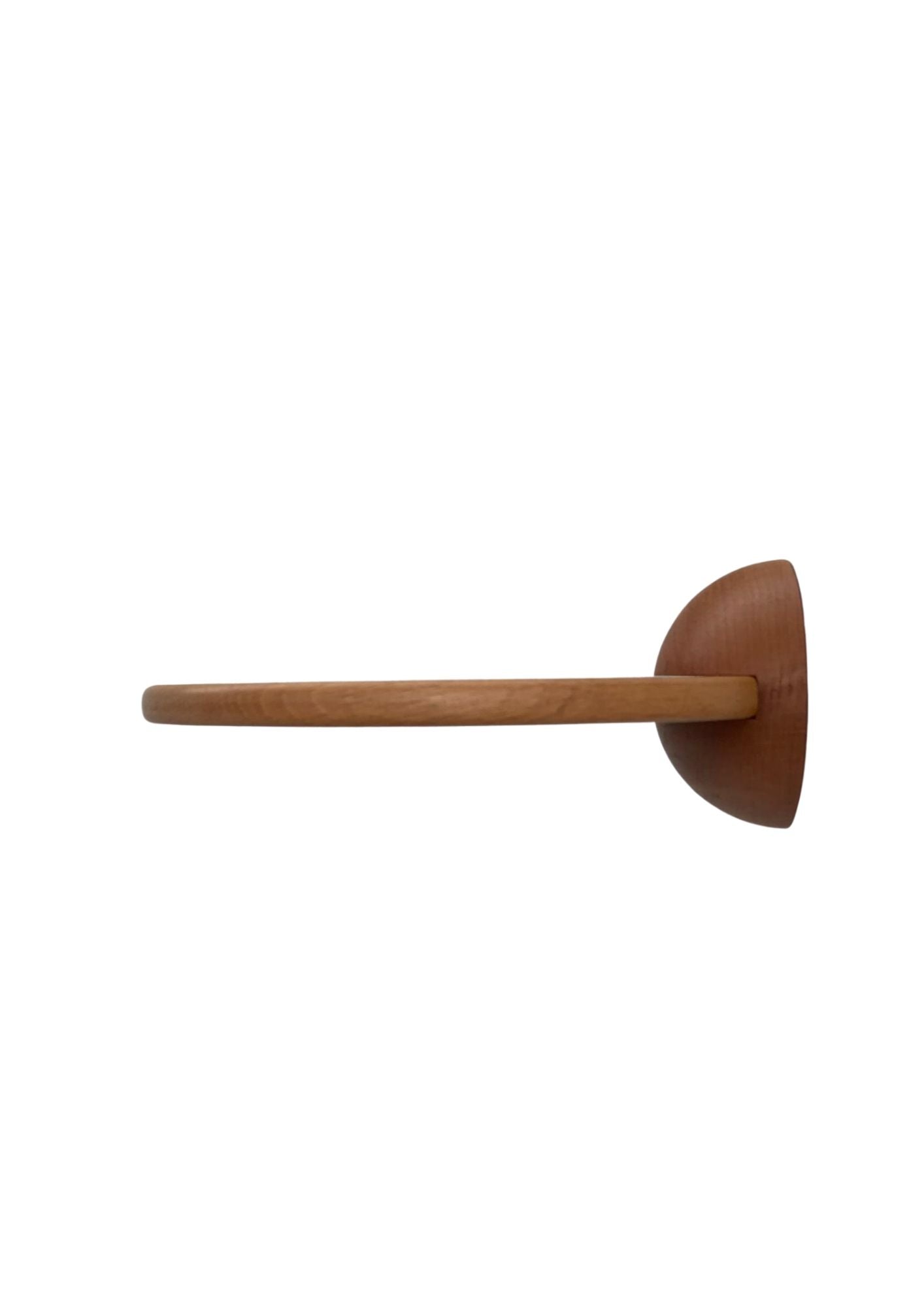 Masif Ahşap Dairesel Duvar Rafı – El Yapımı Dekoratif Tekli Raf (18 x 18 cm)