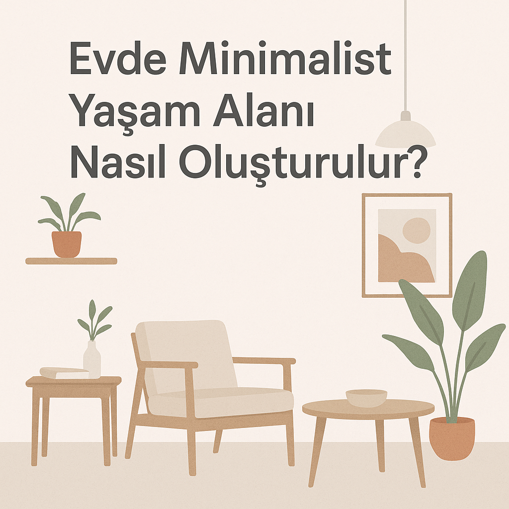 Evde Minimalist Yaşam Alanı Nasıl Oluşturulur?